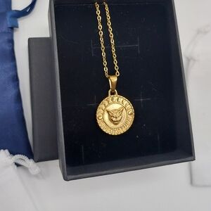 18K Gold Plated "Supernatural" Cat Pendant Necklace